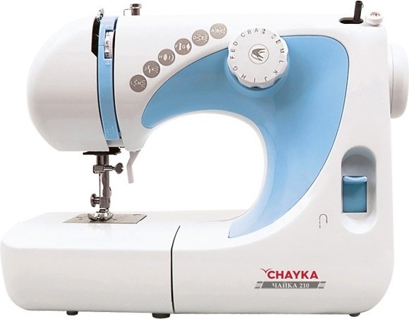 Швейная машина CHAYKA 210 белый, синий