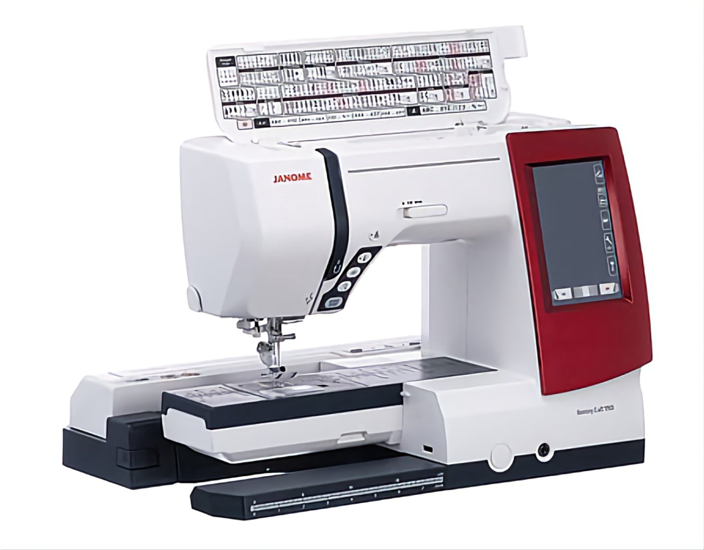 Швейная машина Janome Memory Craft 9900 белый, красный купить,NaN