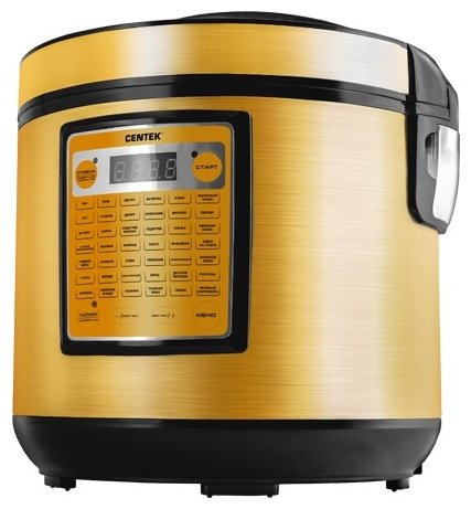 Мультиварка CENTEK CT-1495 Ceramic черный, золотистый