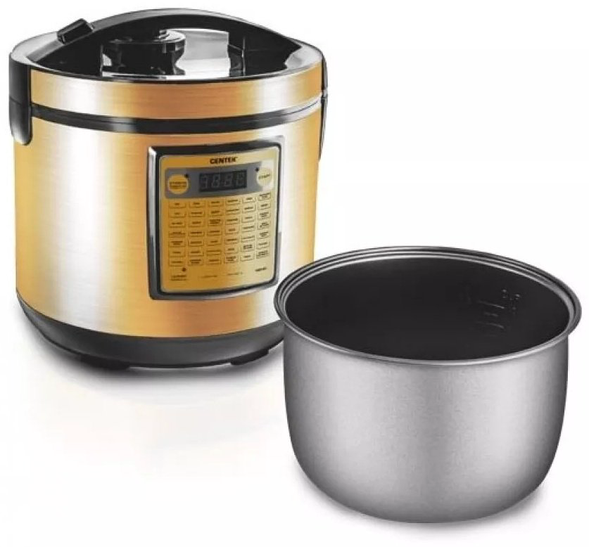 Мультиварка CENTEK CT-1495 Ceramic черный, золотистый купить,NaN