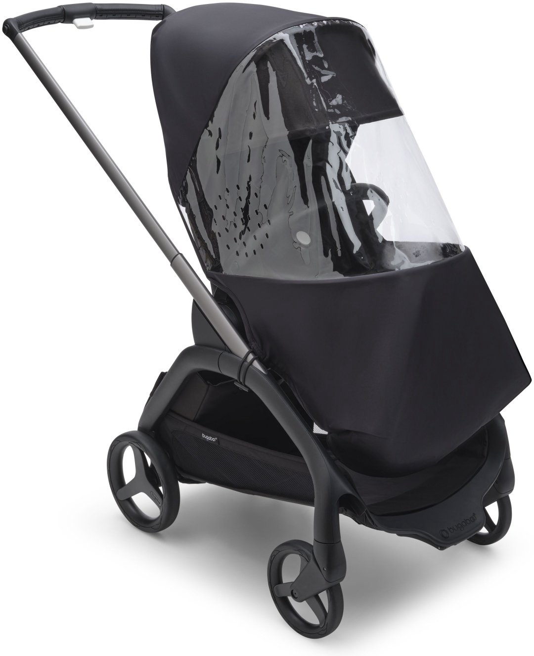 Дождевик для коляски Bugaboo черный, прозрачный купить,NaN