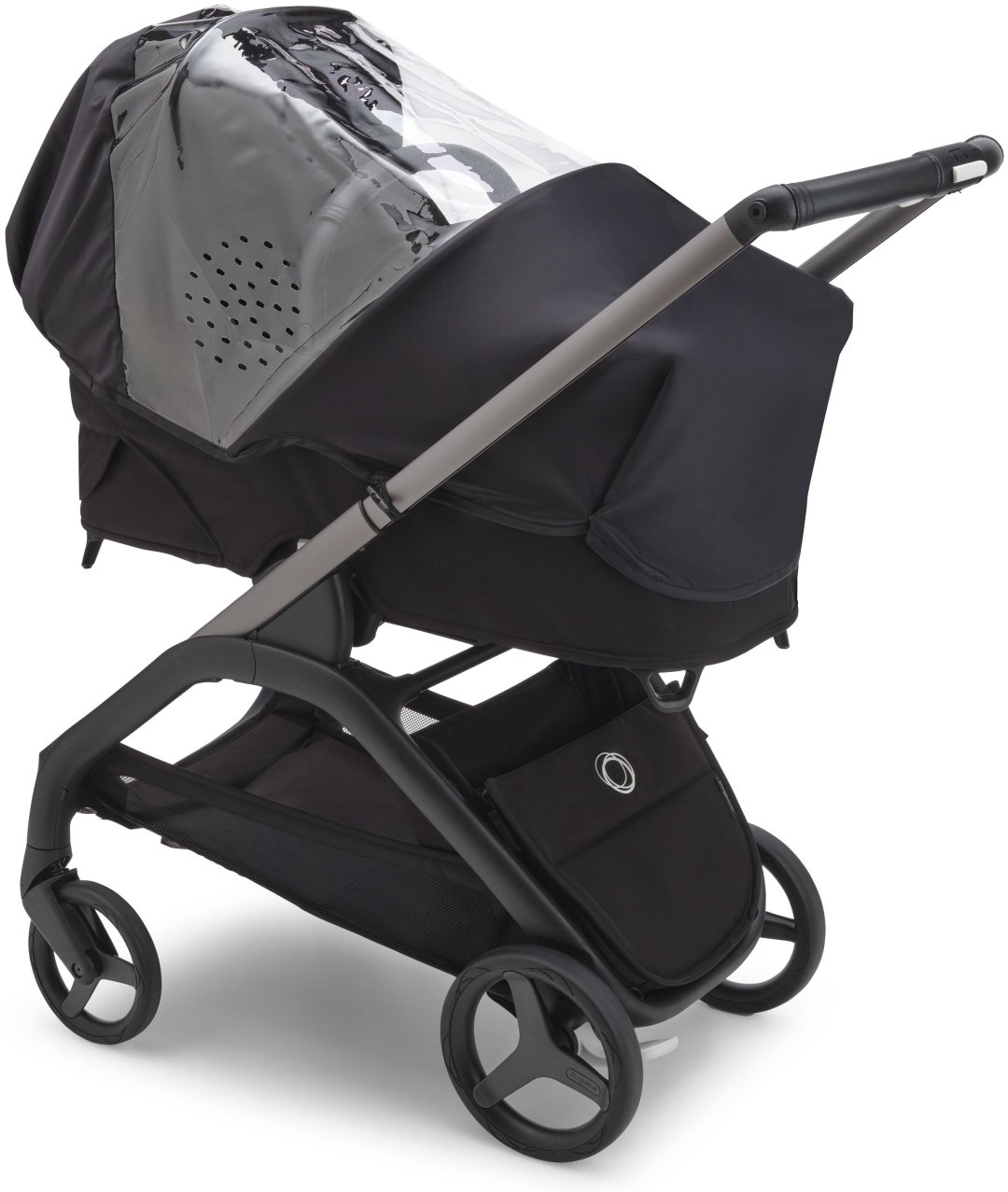 Дождевик для коляски Bugaboo черный, прозрачный купить,NaN