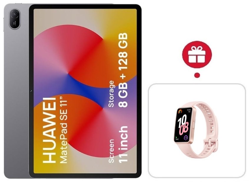 Планшет Huawei MatePad SE AGS6-W09 11 дюйм 8 Гб/128 Гб серый + подарок