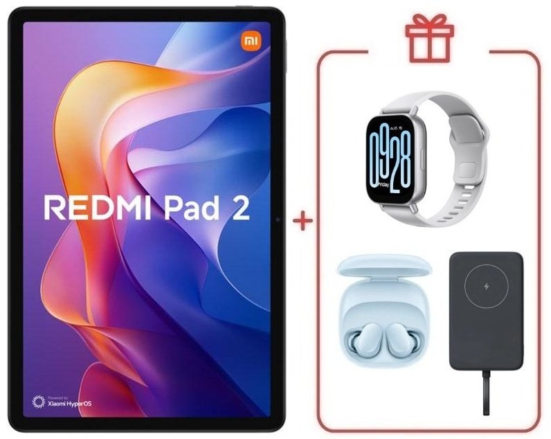 Планшет Redmi Pad 2 11 дюйм 8 Гб/256 Гб фиолетовый + подарок