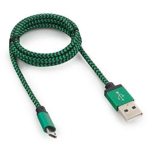 Кабель Cablexpert CC-mUSB2gn1m 1м зеленый