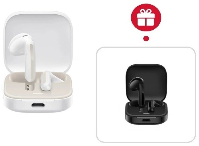 Наушники REDMI Buds 6 Active белый + подарок купить,NaN
