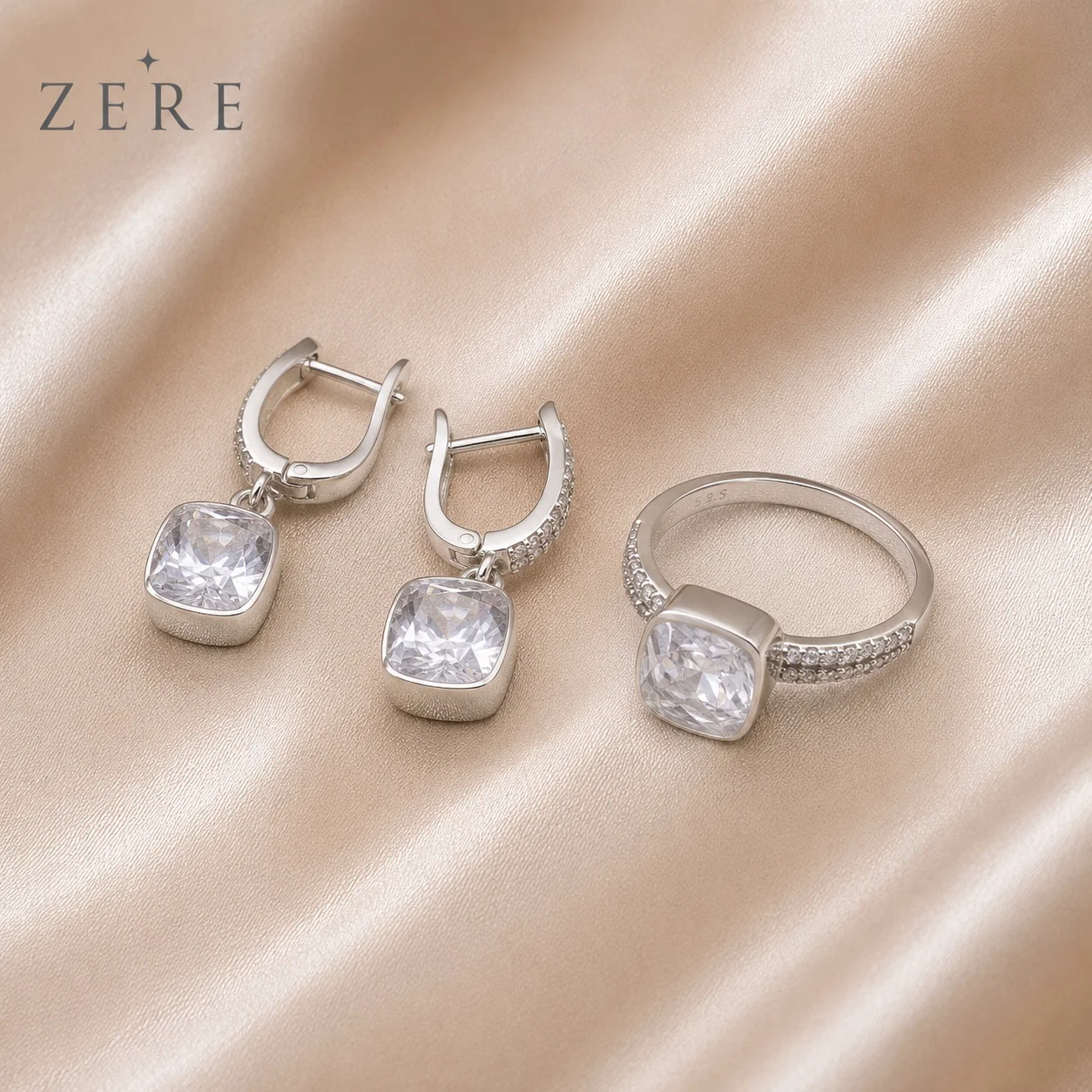 Комплект украшений Zere ZR280607 серебро 10.95гр 18р купить,124400