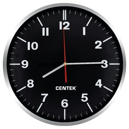 Часы кварцевые CENTEK СТ-7100, пластик