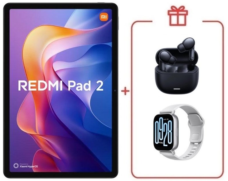 Планшет Redmi Pad 2 11 дюйм 8 Гб/256 Гб фиолетовый + подарок купить,NaN