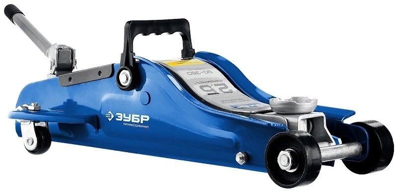 ЗУБР домкрат подкатной Профи 43057-2.5-K 2.5 т купить,NaN