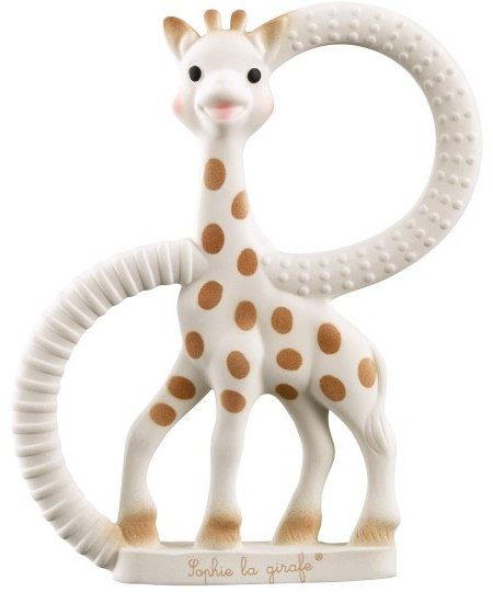 Прорезыватель Sophie la girafe 010318, 1 шт, коричневый, бежевый