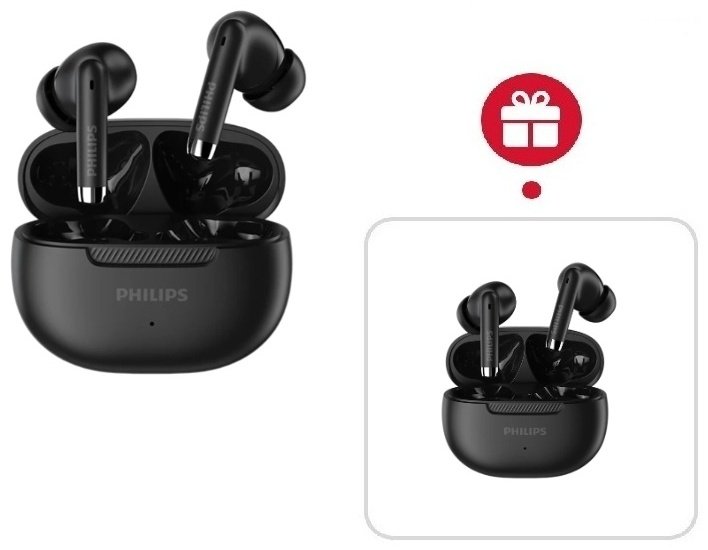 Наушники Philips TAT2020 черный + подарок