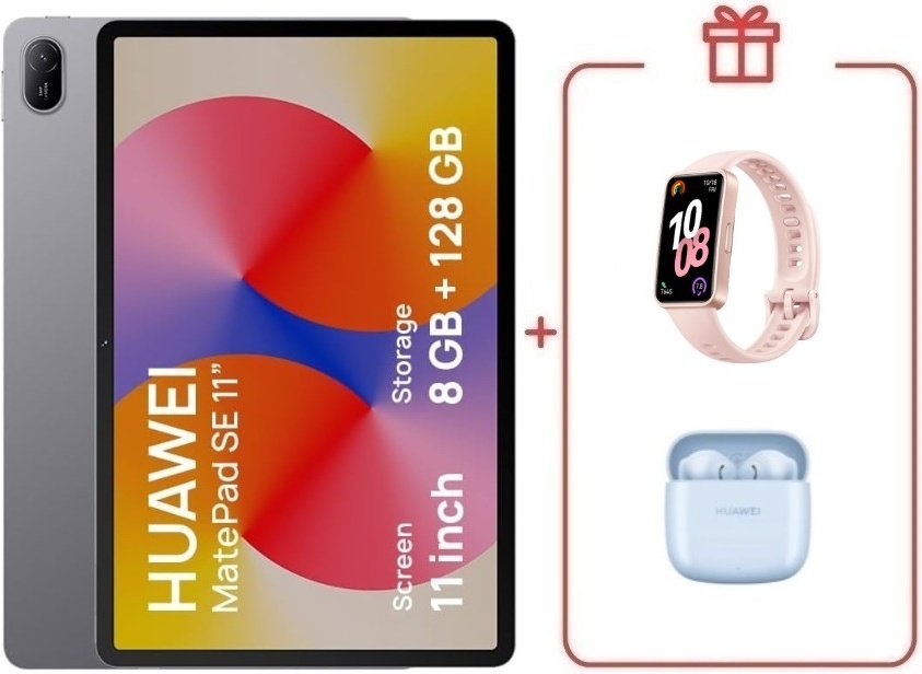 Планшет Huawei MatePad SE AGS6-W09 11 дюйм 8 Гб/128 Гб серый + подарок