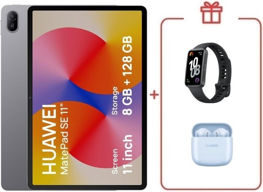 Планшет Huawei MatePad SE AGS6-W09 11 дюйм 8 Гб/128 Гб серый + подарок купить,NaN