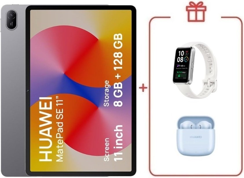 Планшет Huawei MatePad SE AGS6-W09 11 дюйм 8 Гб/128 Гб серый + подарок
