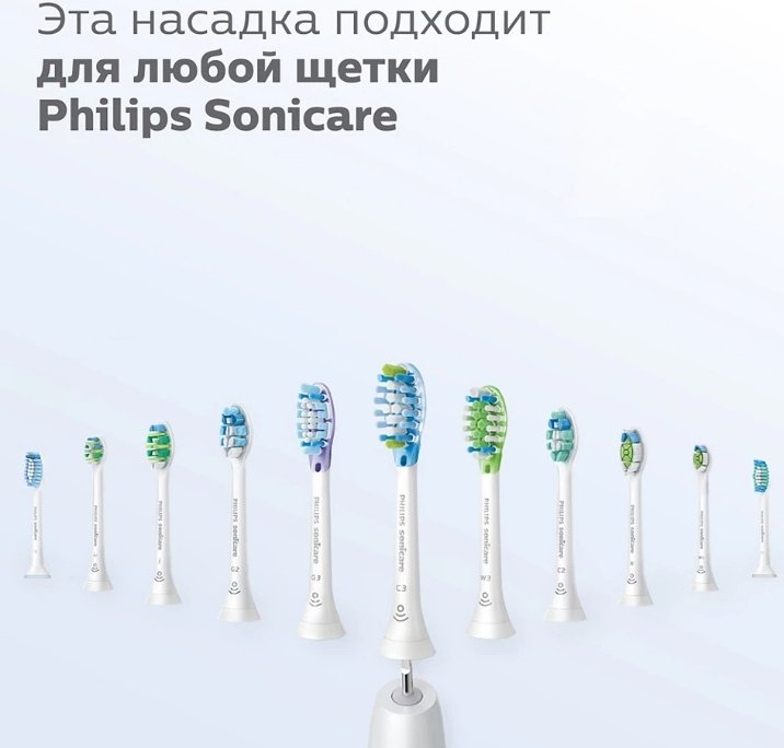 Насадка Philips HX9044/17 звуковая, стандартная 4 шт - ForteMarket Насадка Philips HX9044/17 звуковая, стандартная 4 шт купить,0
