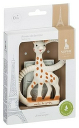 Прорезыватель Sophie la girafe 010318, 1 шт, коричневый, бежевый