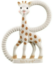 Прорезыватель Sophie la girafe 010318, 1 шт, коричневый, бежевый