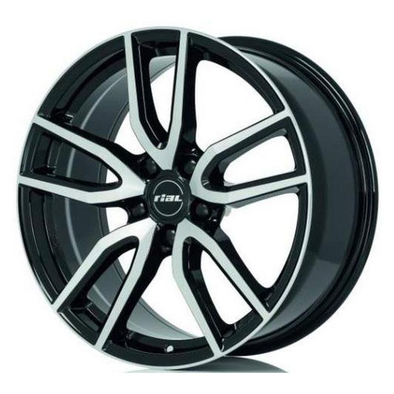 Комплект дисков Rial Torino 5x114.3 7.5x17 ET40 D70.1 diamond black frontpolished купить,449280