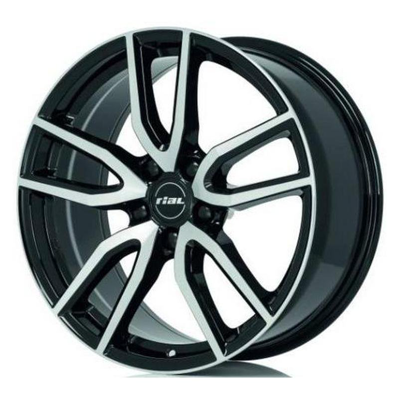 Комплект дисков Rial Torino 5x114.3 7.5x17 ET40 D70.1 diamond black frontpolished купить,449280
