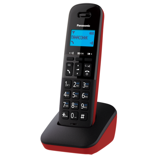 Радиотелефон Panasonic KX-TGB610RUR красный
