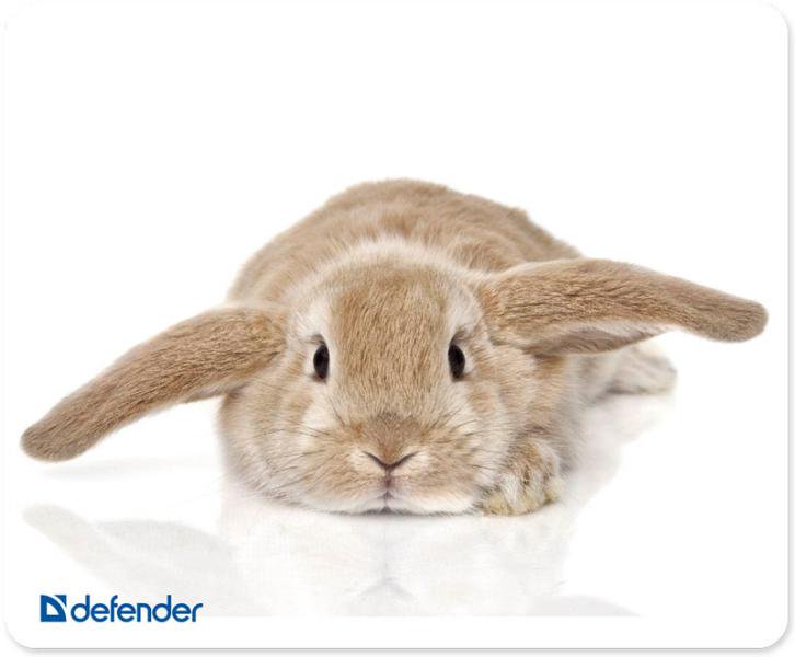 Коврик для мыши Defender Silk белый