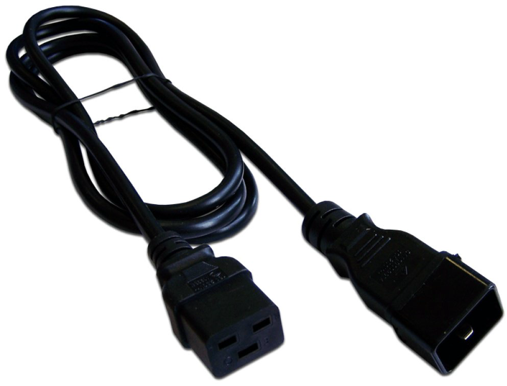 Вилка LAN-PP19/20-3.0-BK 1 шт