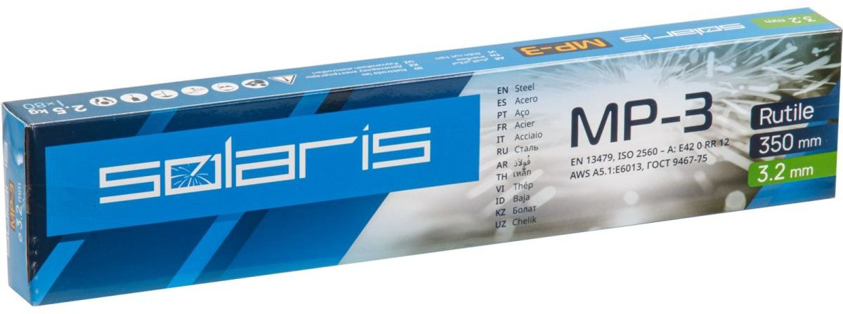 Сварочный электрод Solaris WM-1103, для ручной дуговой сварки купить,NaN