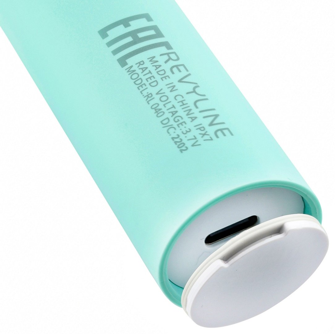 Электрическая щетка Revyline звуковая RL040 щетина средняя зеленый - ForteMarket Электрическая щетка Revyline звуковая RL040 щетина средняя зеленый купить,0