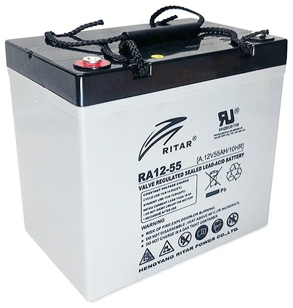 Аккумулятор Ritar RA12-55 RA 55 Ач обратная