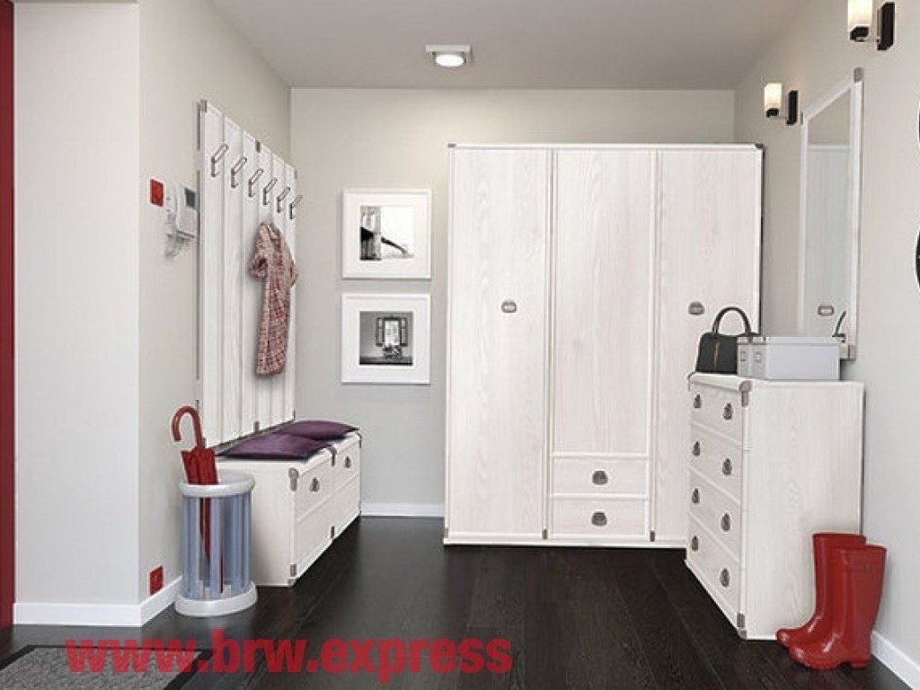 BRW Вешалка панель ЛДСП, 60x140 см, Индиана JWIE 60 Сосна античная купить,0
