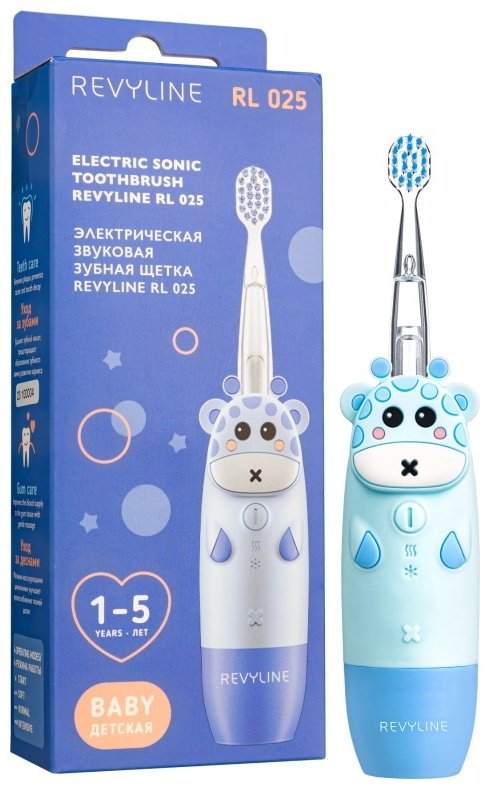 Электрическая щетка Revyline звуковая RL025 Kids щетина мягкая