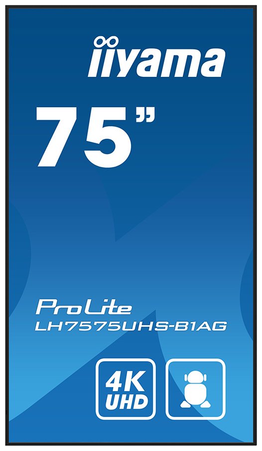 Интерактивная панель Iiyama PROLITE LH7575UHS-B1AG 75 дюйм купить,0