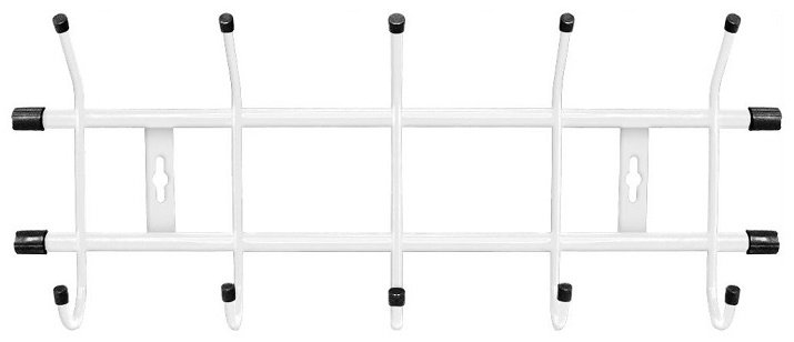 Nika Вешалка настенная металл, 18x6.7 см, ВН5/Б