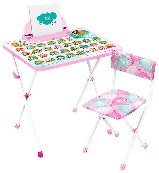 Nika КП23М комплект, 60x58x52, металл, пластик, розовый