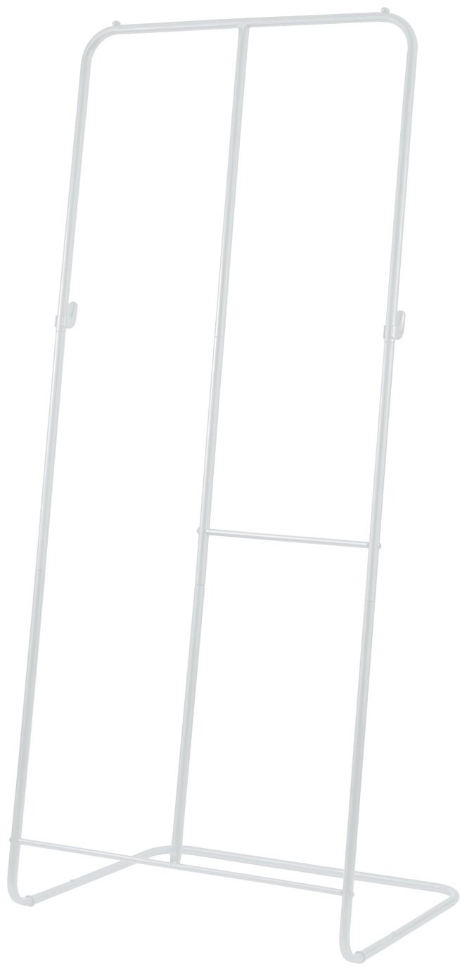 Вешалка напольная Nika ВГ3/МБ, металл, 47.5x175 см, белый