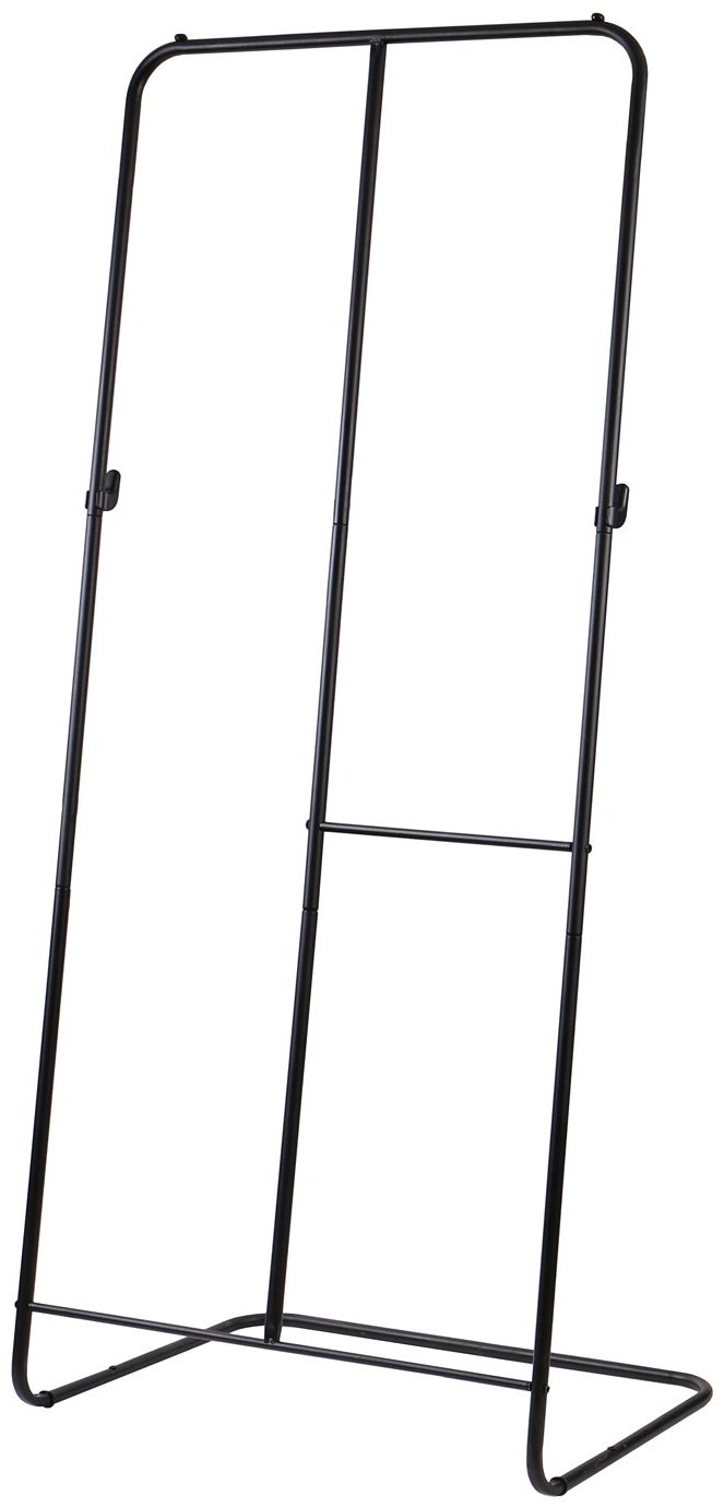 Вешалка напольная Nika ВГ3/Ч, металл, 47.5x175 см, черный