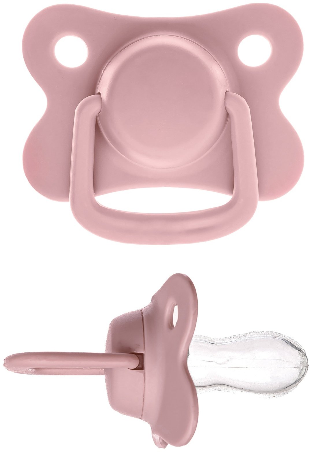 Пустышка Baby Planet Mono 8471/2, 1 шт, розовый