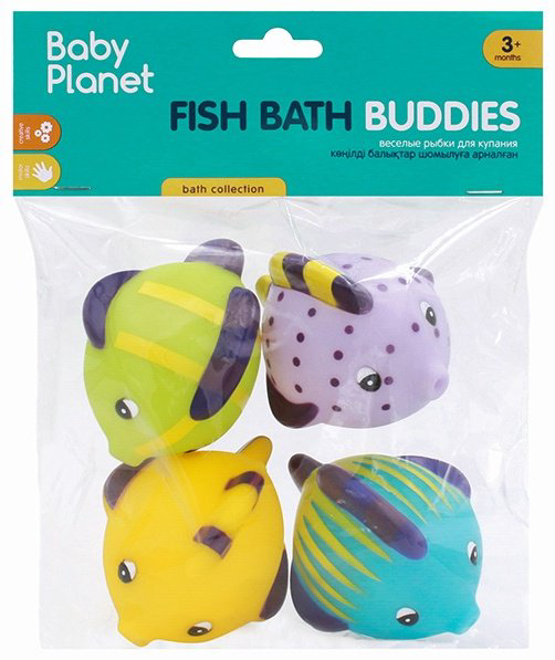 Набор Baby Planet Рыбки 8417 ПВХ мультиколор купить,NaN