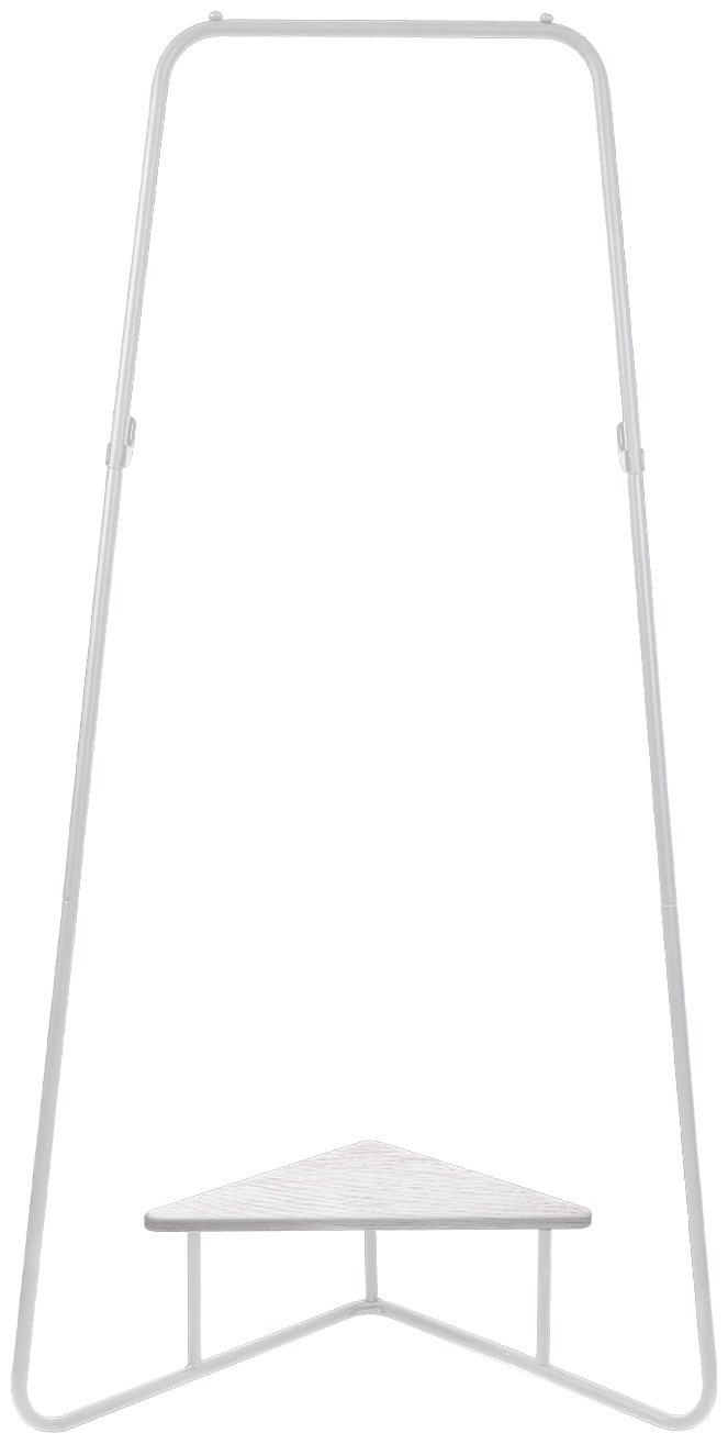 Вешалка напольная Nika ВС3/МБ, металл, 47x161 см, белый