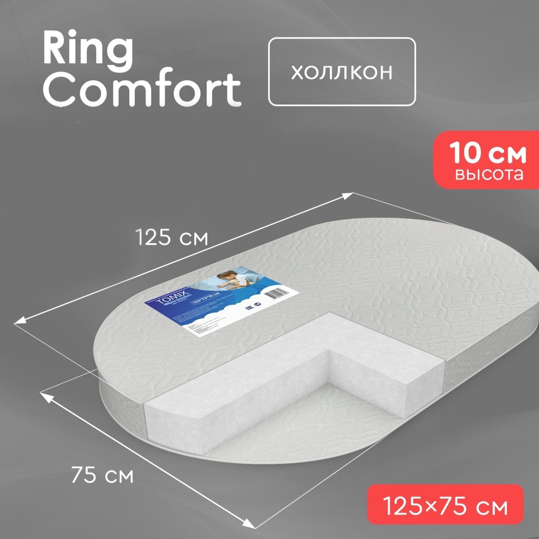 TOMIX Set Ring Comfort 75x125x10, беспружинный, микрофайбер купить,0