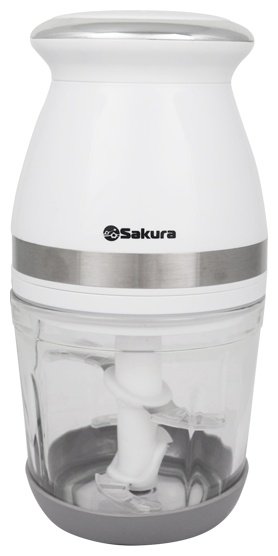 Измельчитель SAKURA SA-6270W белый, серебристый