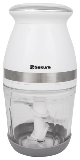 Измельчитель SAKURA SA-6270W белый, серебристый