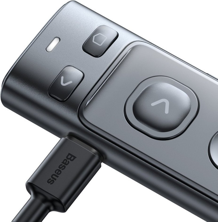 Baseus Orange Dot Wireless Presenter Grey