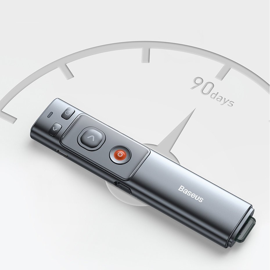 Baseus Orange Dot Wireless Presenter Grey купить,NaN