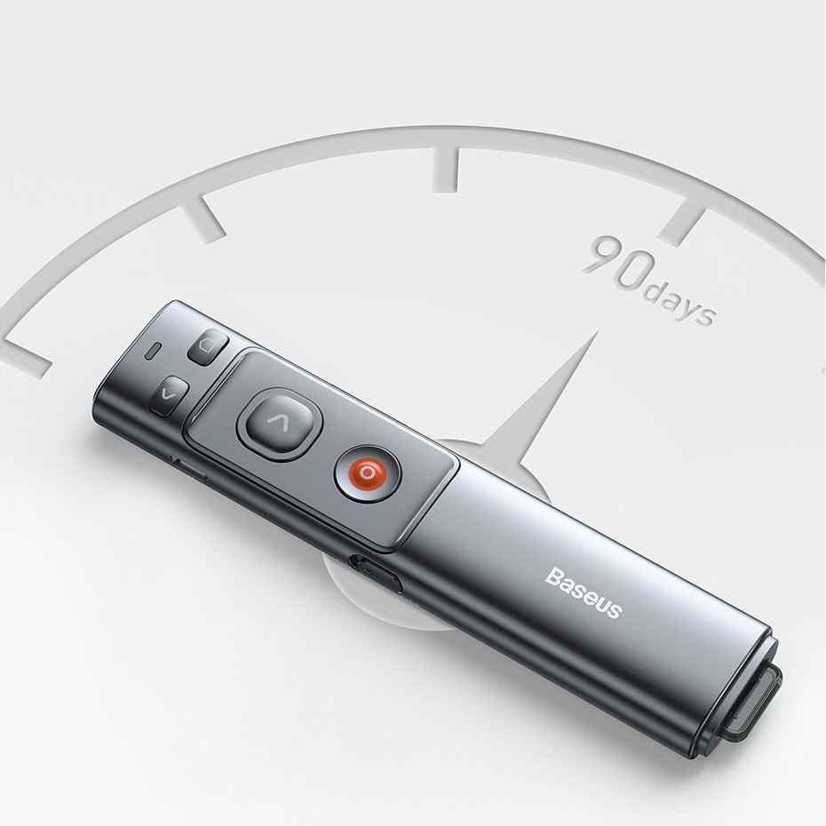Baseus Orange Dot Wireless Presenter Grey купить,NaN