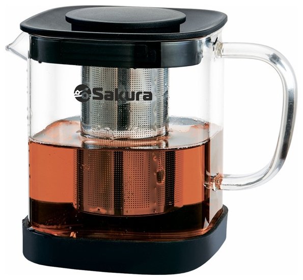 Чайник SAKURA SA-TP01-06 0.6 л, жаропрочное стекло купить,NaN