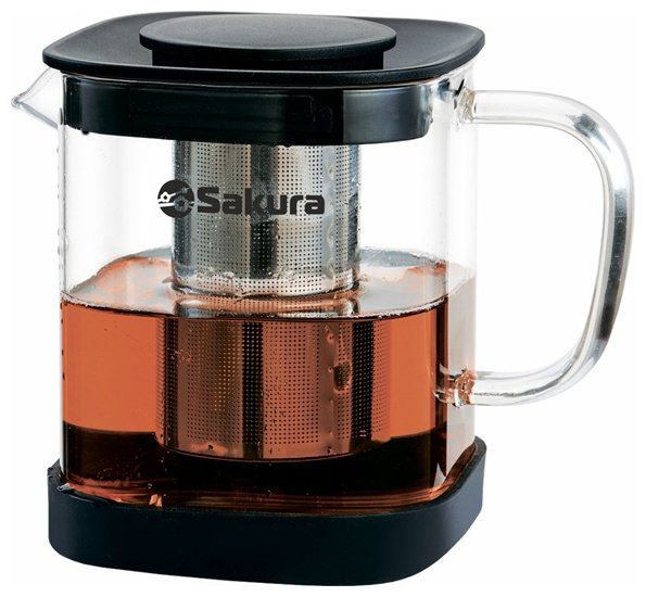 Чайник SAKURA SA-TP01-06 0.6 л, жаропрочное стекло купить,NaN
