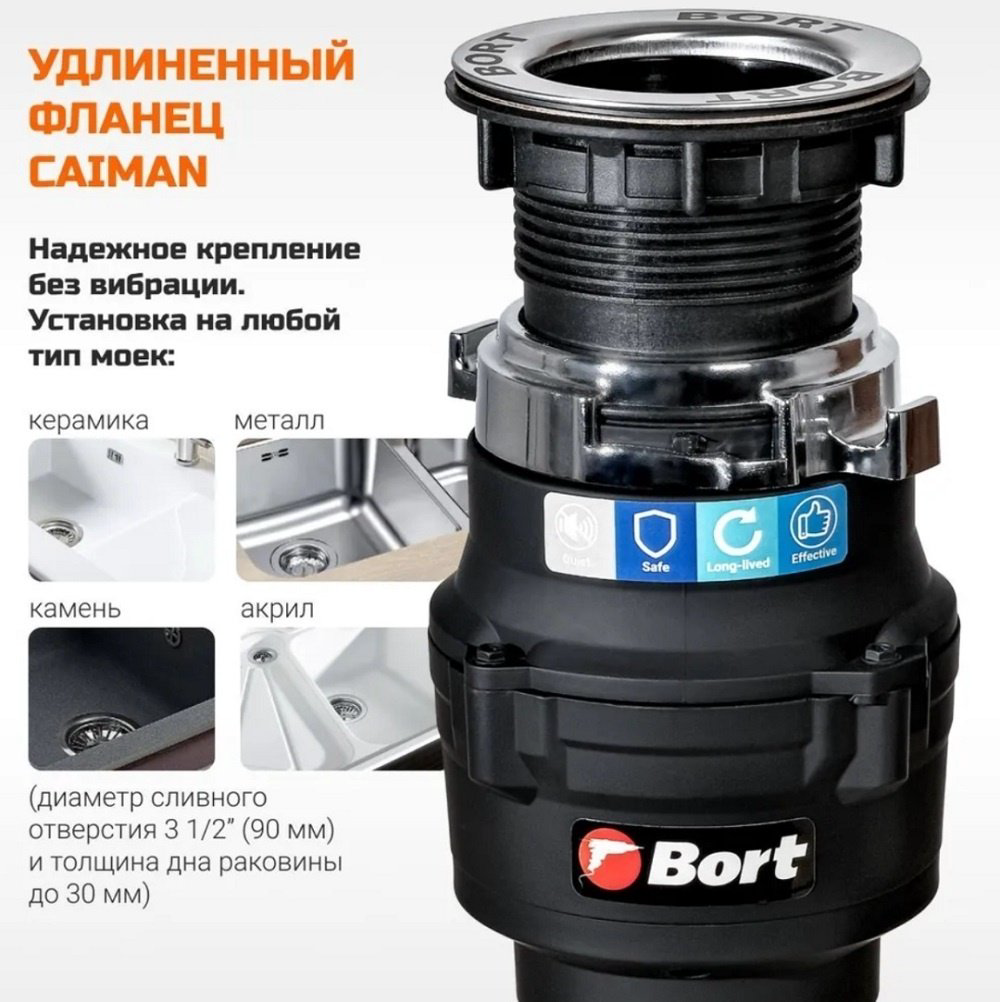 Измельчитель BORT Caiman черный купить,NaN