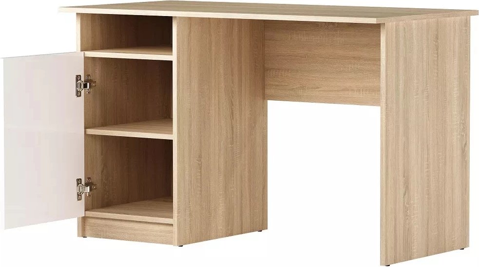 Стол компьютерный Памир ПКС-12, 120х60x75 см, белый, светло-коричневый купить,0